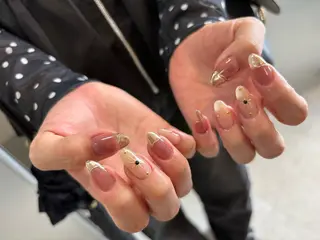 ネイル Mai :矢場町 ニュアンス🌿アートのネイルデザイン