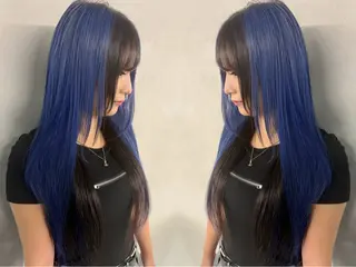 ロング カラー レイヤー💫Wカラー 🍎森貝洋亮🍎のヘアスタイル