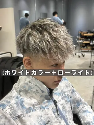 カラー メンズ 布施メンズ特化美容師 秋山 涼のヘアスタイル