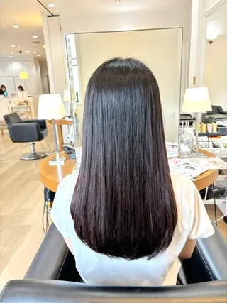 ロング 市野 ひかるのヘアスタイル