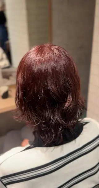 ショート カラー パーマ 乃空/★縮毛矯正✩* /うる艶(.⩊<)☆のヘアスタイル