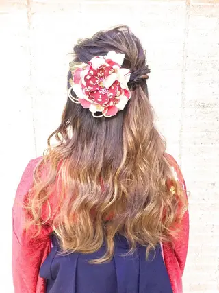 ヘアアレンジ ぱつっとボブ/ 小野あかねのヘアスタイル