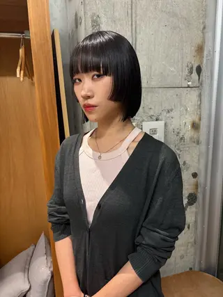 ショート 西宮北口パーマ 鮫島竜海のヘアスタイル