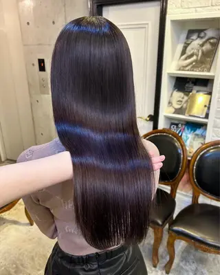 セミロング カラー YUUKA 【髪質改善】のヘアスタイル