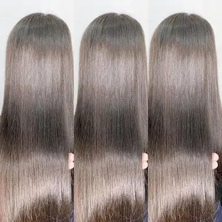 ロング カラー 杉本 和優のヘアスタイル