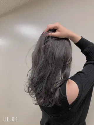 ロング カラー ＡＩMEN 早稲田店のヘアスタイル
