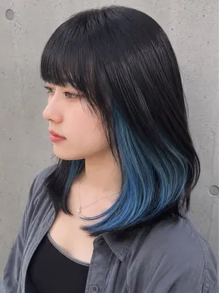 ミディアム カラー 似合わせ×ケア 質感🫧シオンのヘアスタイル