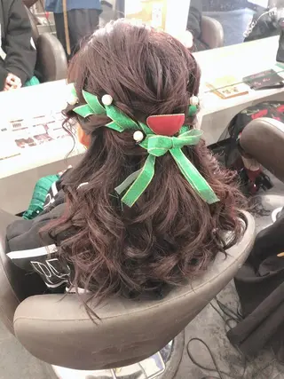 ヘアアレンジ ‎✴︎˚｡Chamo 𝐄𝐑𝐈𝐍𝐀のマツエク・マツパデザイン