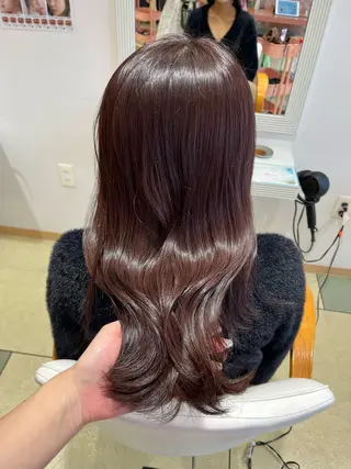 カラー 淡色┊︎ナチュラル 🧁奈那美🧁*.゜のヘアスタイル
