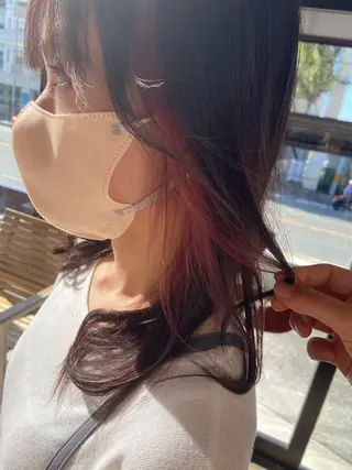 ミディアム カラー 髪質改善 yuikaのヘアスタイル