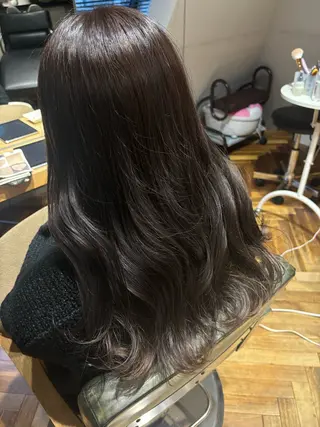 ロング カラー misa🫧ナチュラ ル縮毛矯正/髪質改善のヘアスタイル