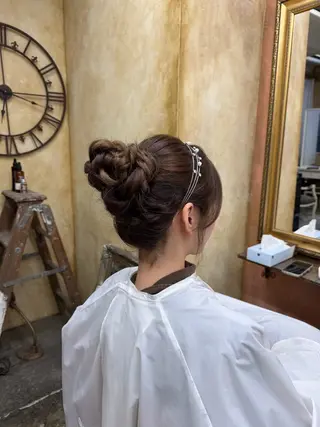 ロング ともざねゆか UniQ/岡山駅のヘアスタイル