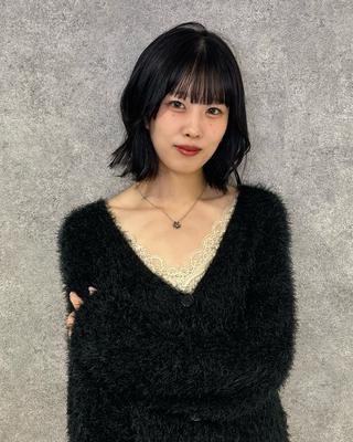 ショート カラー RURI韓国ボブ 🇰🇷タッセルボブのヘアスタイル