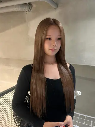 ロング 星野花月 🫧透明感カラー🫧のヘアスタイル