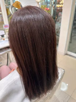 カラー 🤍韓国風 透明感カラー🤍京香のヘアスタイル