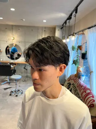 ショート メンズ 🌀メンズパーマ🌀 🐏丸山祐宇🐏のヘアスタイル