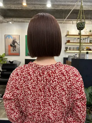 ショート 暖色系特化さくら /福岡天神/レイヤーのヘアスタイル