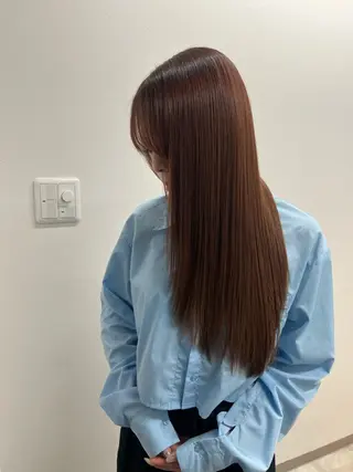 ロング 外国人対応 佐久間のヘアスタイル