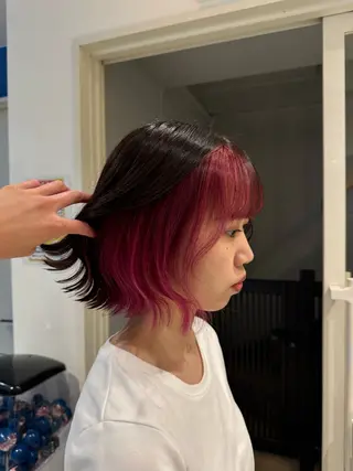 カラー 🧸艶髪ハイトーン 🍪chan🍯のヘアスタイル
