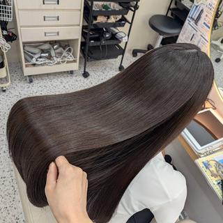 🌻 銀座水素ケア 🌻 只腰 花のヘアスタイル