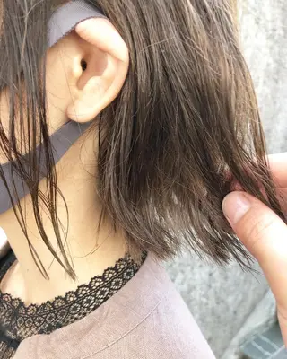 ミディアム カラー ヘアアレンジ メンズ特化✂️栗原 侑也のヘアスタイル