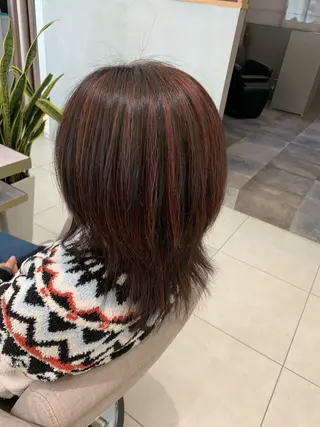 ミディアム stylist N0Nのヘアスタイル