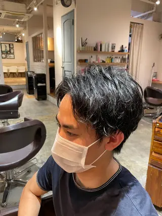 メンズ 優真/難波で 1番パーマが上手いのヘアスタイル