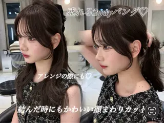 ロング カラー 韓国レイヤー×モテ髪 /MITSUKI🤍のヘアスタイル