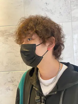 パーマ ユ カのヘアスタイル