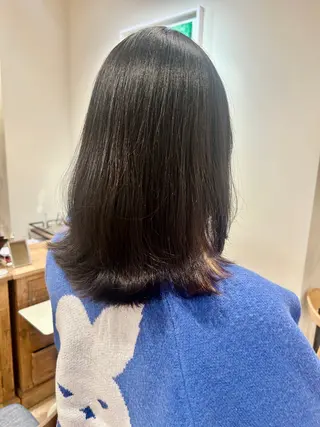 ミディアム 大山杏奈/ショート ボブ/カットモデルのヘアスタイル