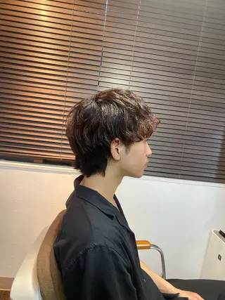 パーマ ヘアアレンジ メンズ 20代〜40代 大塚🌱松原大将のヘアスタイル