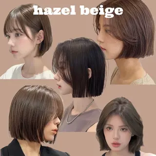 ショート カラー 縮毛矯正/レイヤー/ ボブ♡Natsukiのヘアスタイル