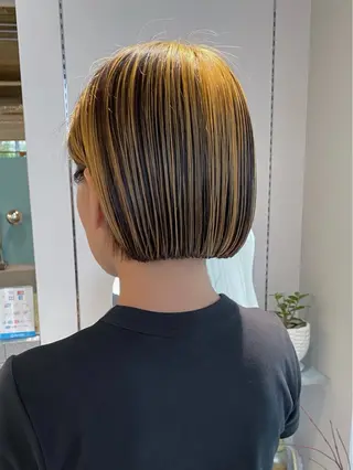 ショート 髪質改善カラー cipre 唯舞のヘアスタイル