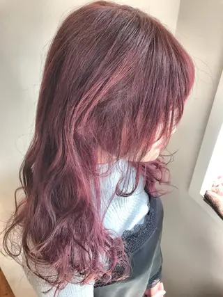 セミロング カラー TAKAHASHI LEAPSのヘアスタイル