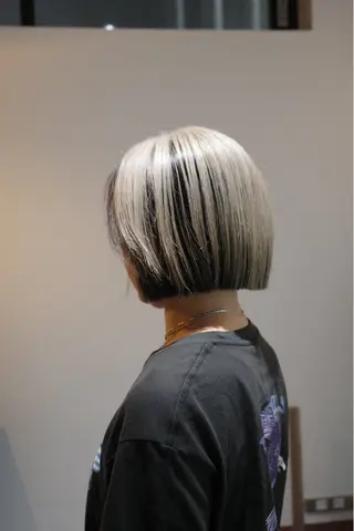 セミロング カラー ヘアアレンジ レイヤーカット 赤み消し　店長/大和のヘアスタイル