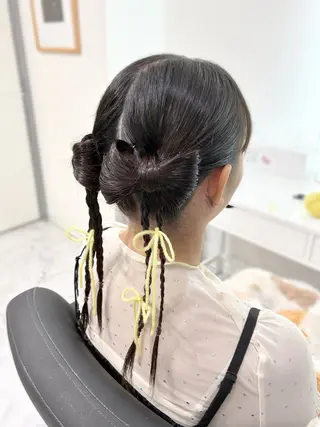 ロング ヘアアレンジ ヘアセット専門店 Rのヘアスタイル