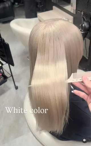 カラー デザインカラー🍬✨ 透明感カラー✨ナナのヘアスタイル