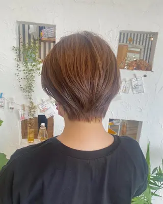 ショート カラー パーマ ヘアアレンジ メンズ 豊橋美容院 ソンリエのヘアスタイル