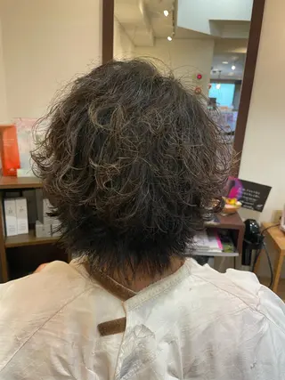 パーマ メンズ 浅香山✨美髪✨ やまもとあきこのヘアスタイル