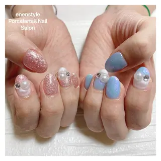 ショート ネイル 🐾enen style 🐾のネイルデザイン