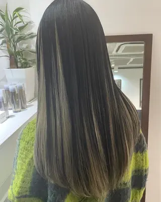 ロング カラー 大人ボブと似合 わせカラー/馬場 翼のヘアスタイル