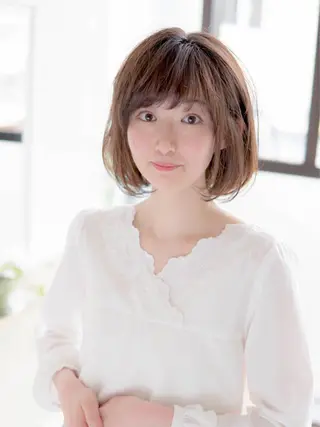 ミディアム 永野 良一のヘアスタイル