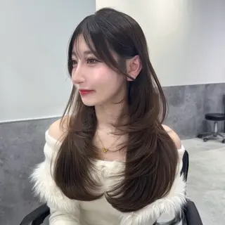 ロング カラー 韓国系支持率No.1 レイヤー特化/きょうのヘアスタイル