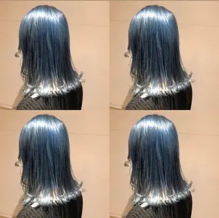 セミロング カラー レイヤー×艶髪特化 マネージャー安藤光司のヘアスタイル