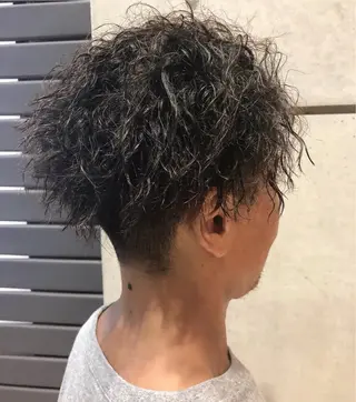 ショート パーマ メンズ メンズカット/パーマ 特化motooのヘアスタイル