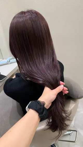 ロング カラー ボブ／暖色 👩🏼HONOKAのヘアスタイル