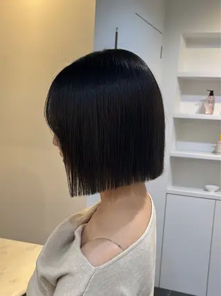 ショート 愛花/久屋大通/ 切りっぱなしボブのヘアスタイル