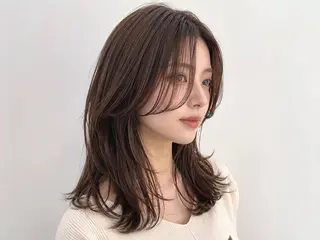 ミディアム 大山 透輝のヘアスタイル