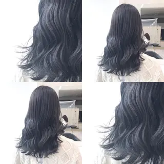 セミロング カラー パーマ ヘアアレンジ メンズ キッズ ネイル マツエク・マツパ 上品＆韓国風 🥀海心🥀のヘアスタイル