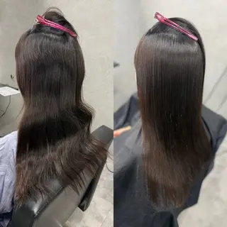 ロング 酸性ストレート 髪質改善大槻勇樹のヘアスタイル